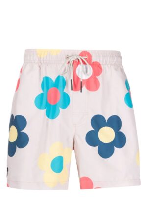 Daisy drawstring swim shorts