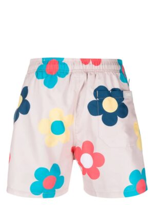 Daisy drawstring swim shorts