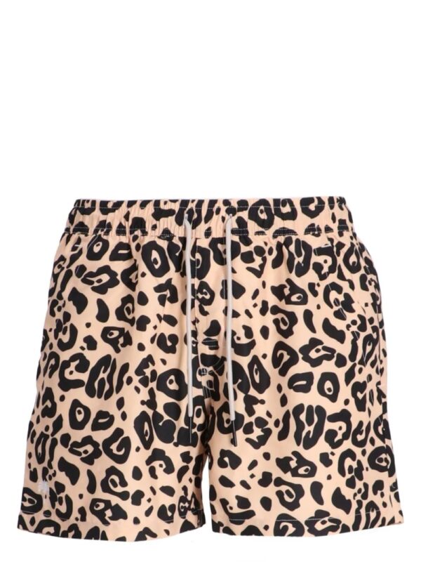 short de bain Leo à taille élastiquée