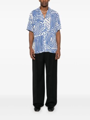 Eldovado shirt with officer collar
