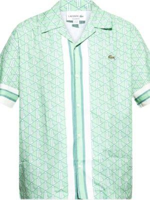 chemise à motif monogrammé
