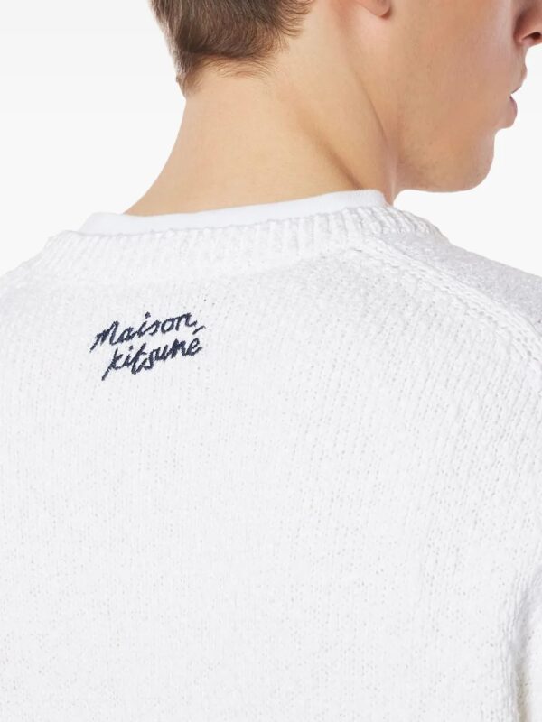 pull à motif floral en intarsia – Image 6
