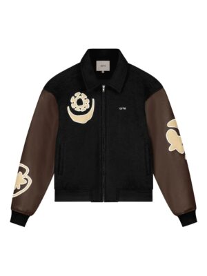 veste bomber à fermeture zippée