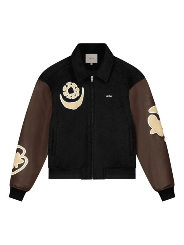 veste bomber à fermeture zippée