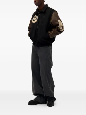 veste bomber à fermeture zippée