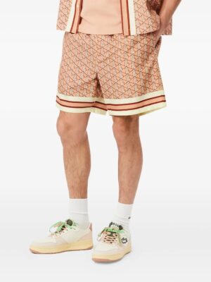 short à motif monogrammé
