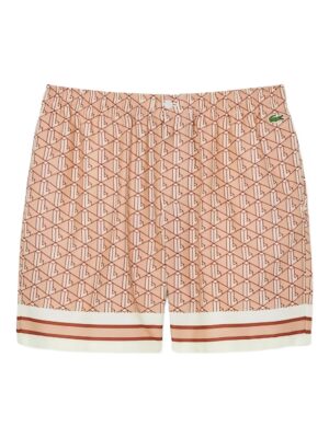 short à motif monogrammé