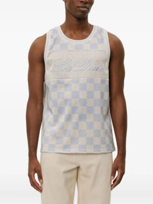 fishnet tank top