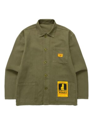 Cotton jacket with patch pockets