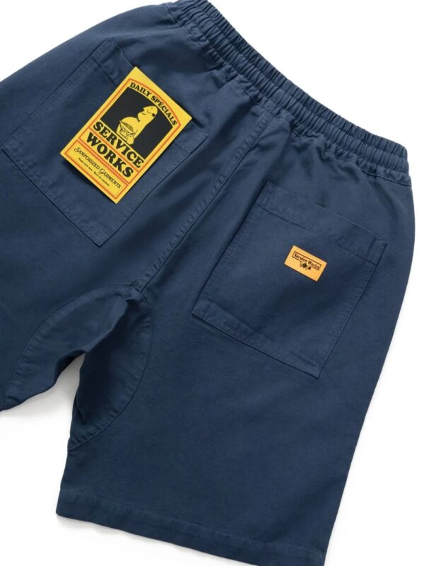 Drawstring shorts with chef logo patch - Image 4
