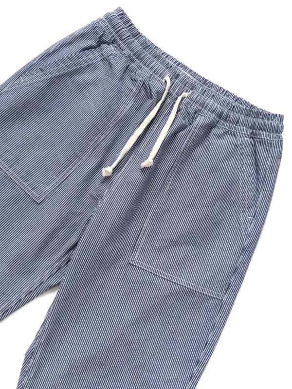 Pantalon de chef à rayures et logo – Image 4