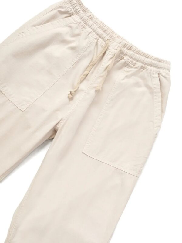 Drawstring pants with chef logo patch - Image 5