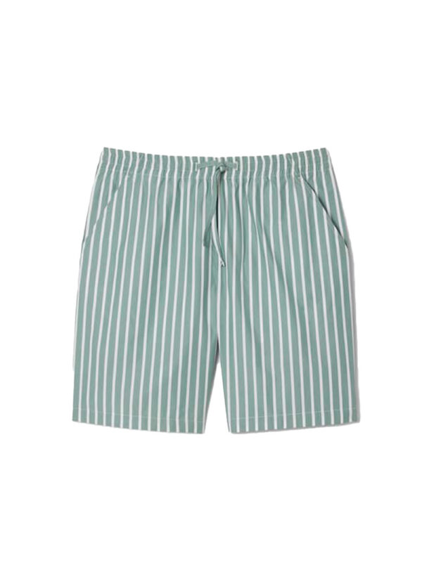 Short relaxed fit rayé