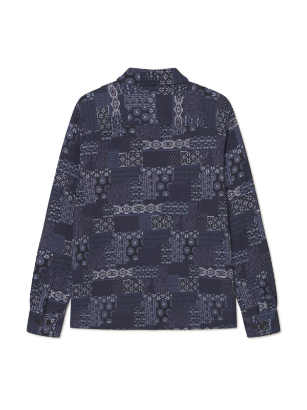 Surchemise Les Deux Layton Bleu Avec Motif – Image 2