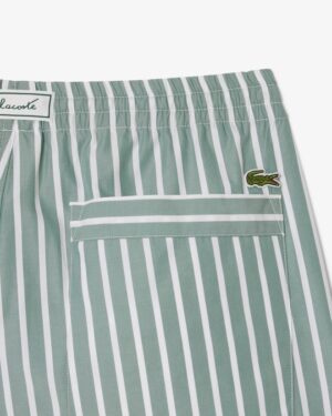 Short relaxed fit rayé