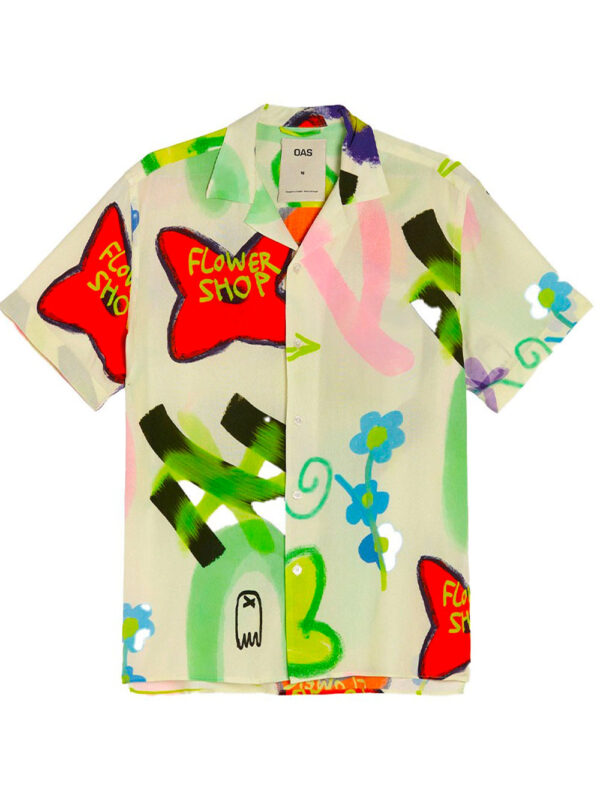 Chemise en viscose Flower Shop