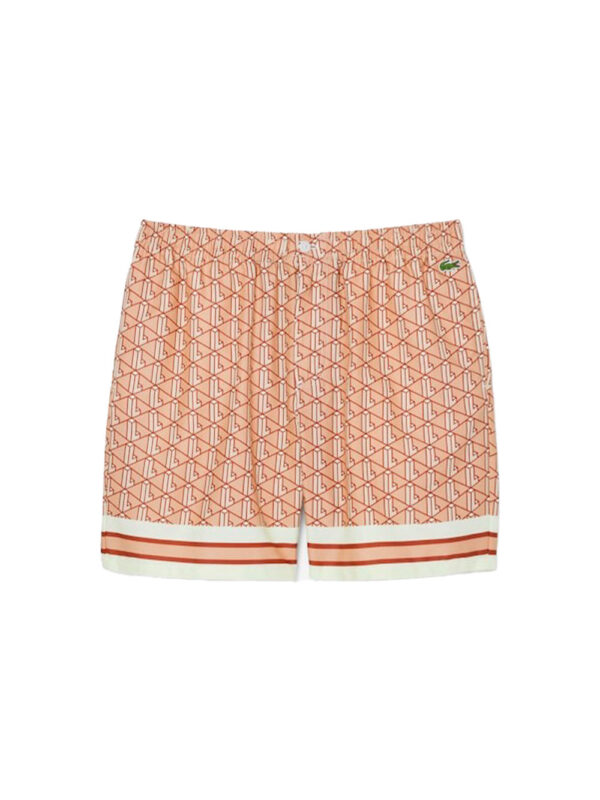 Short léger imprimé monogramme