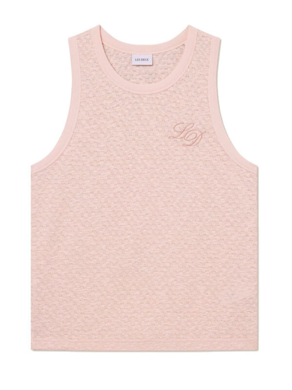 Bruce Knitted Plaid Tank Top