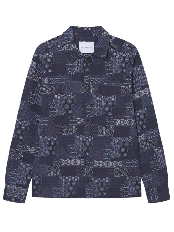 Surchemise en jacquard contrasté Layton