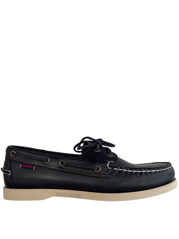 leather lace-up boat shoes