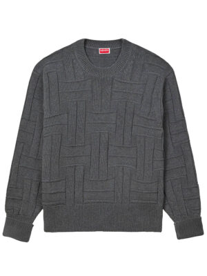 pull en maille texturée