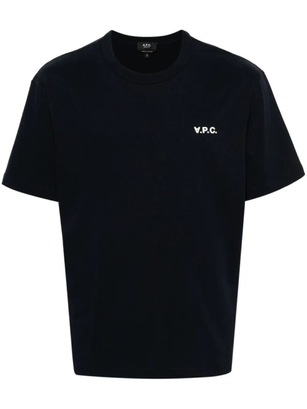 flocked logo t-shirt