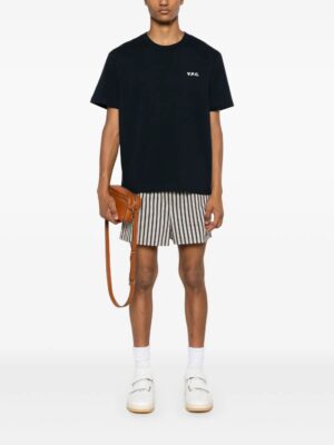 t-shirt à logo floqué