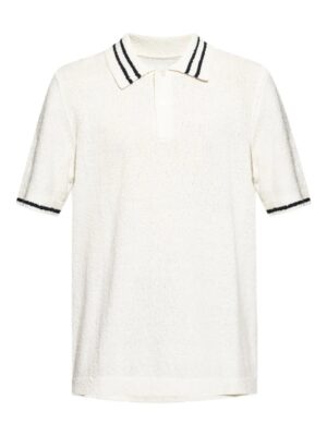 polo à bords rayés