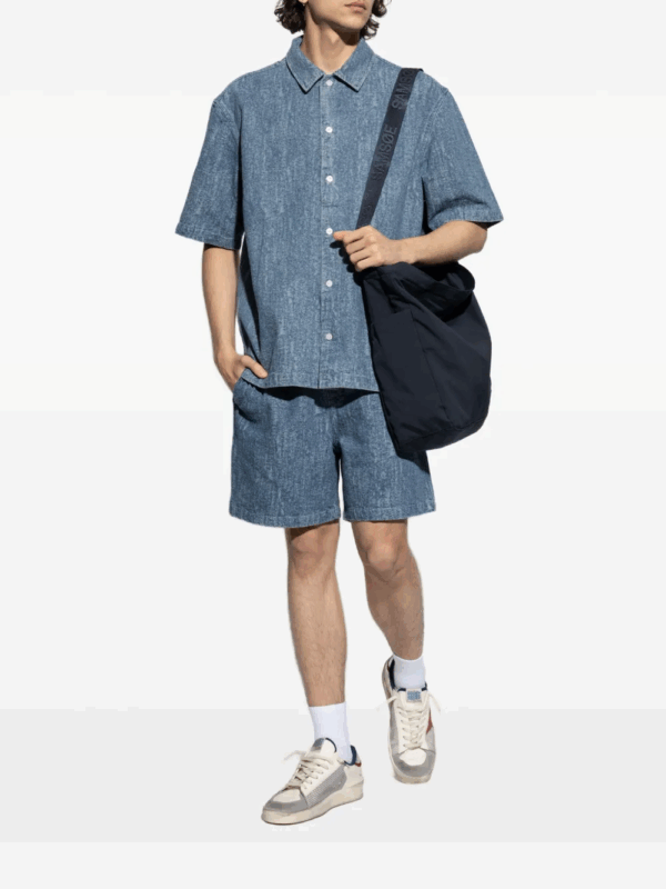 faded denim shirt - Image 4