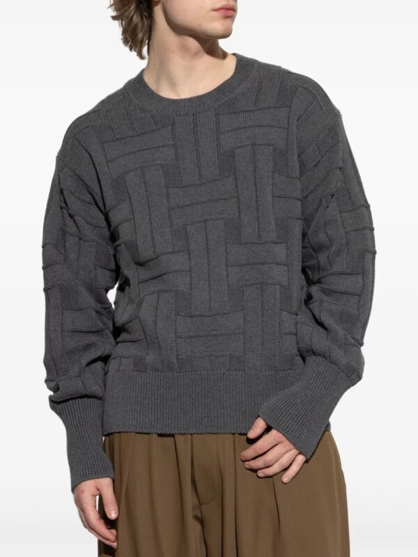 textured knit sweater - Image 3