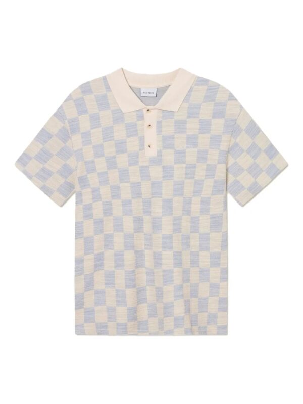 polo à carreaux