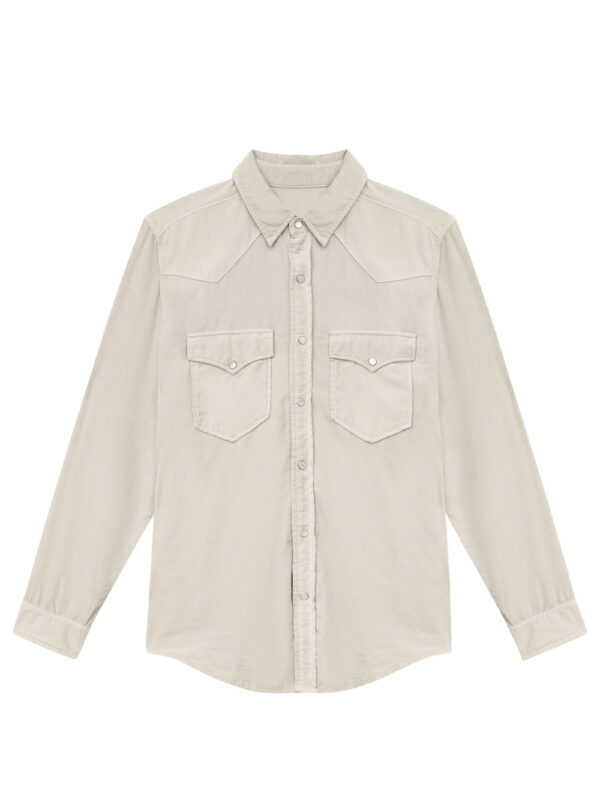 chemise Vasco en velours côtelé à manches longues