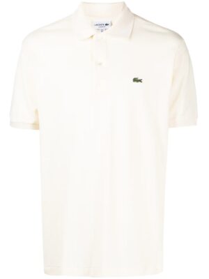 polo en coton à patch logo