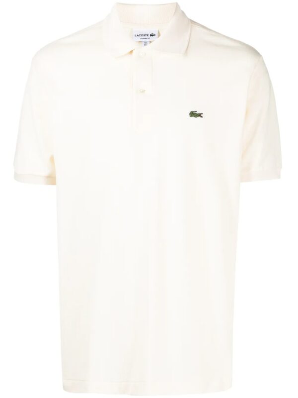 polo en coton à patch logo