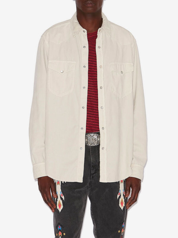 chemise Vasco en velours côtelé à manches longues – Image 2