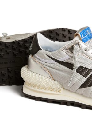 Baskets Running Marathon en cuir laminé