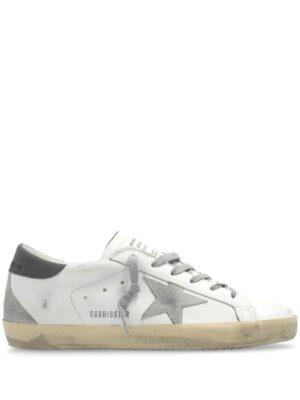 Baskets en cuir vieilli Super-Star