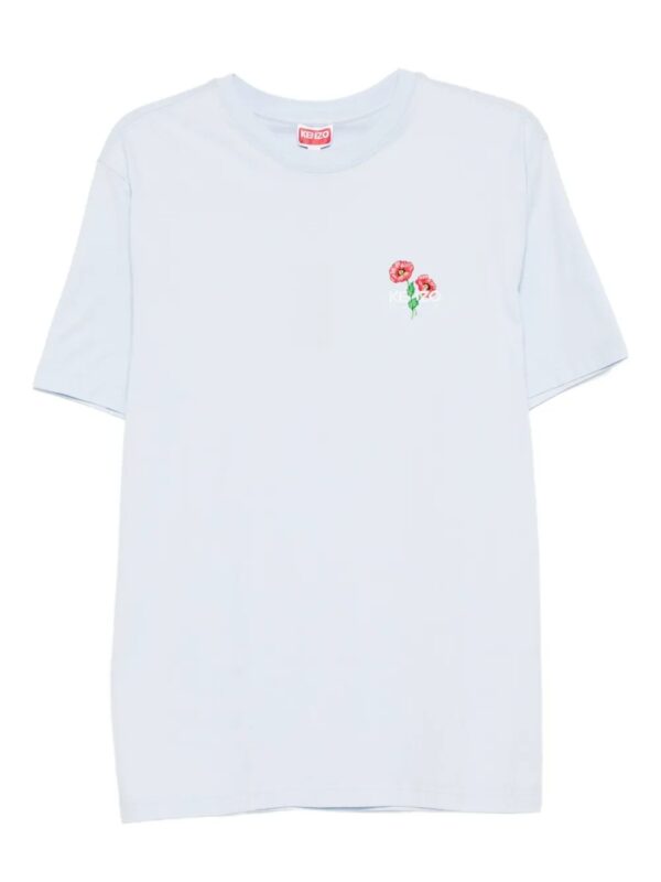 T-shirt à fleurs brodées