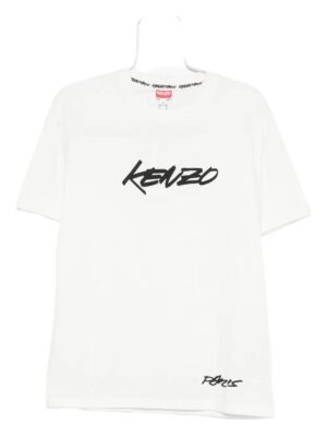T-shirt en coton biologique avec logo imprimé