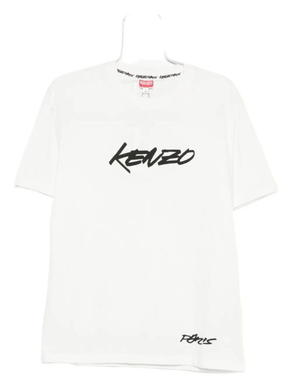 Organic cotton T-shirt with printed logo
