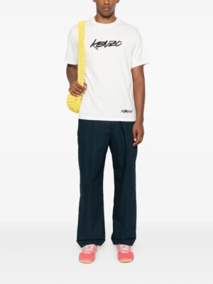 T-shirt en coton biologique avec logo imprimé