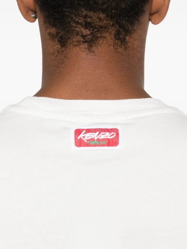Organic cotton T-shirt with printed logo - Image 4