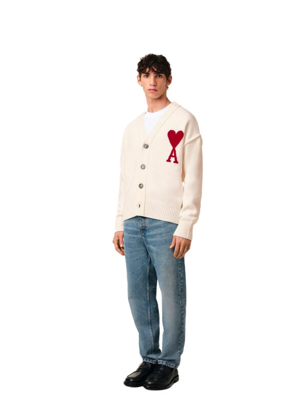Cardigan en laine mérinos feutrée. – Image 3