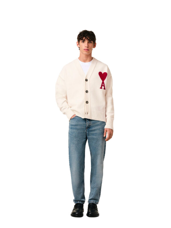 Cardigan en laine mérinos feutrée. – Image 2