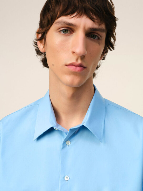 Chemise Classique Bleue – Image 4