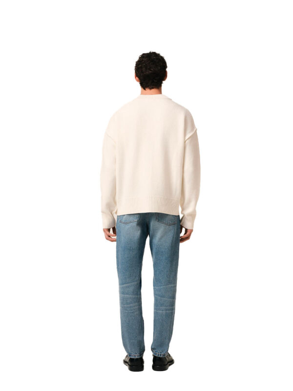 Cardigan en laine mérinos feutrée. – Image 4
