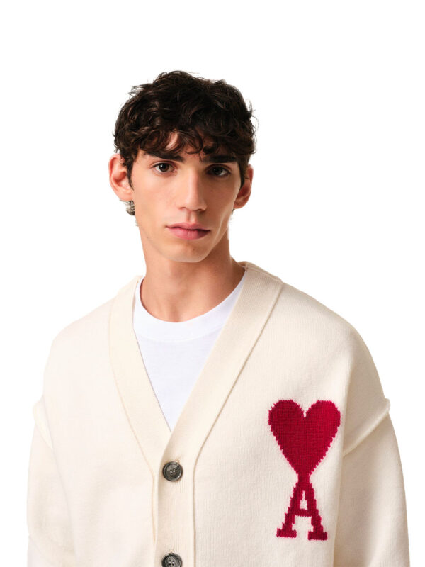 Cardigan en laine mérinos feutrée. – Image 5