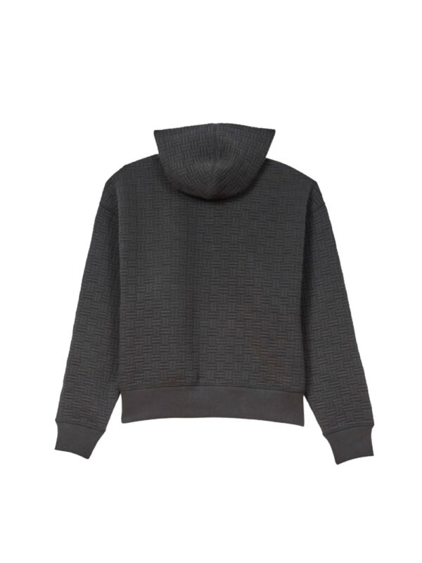 Sweat à capuche boxy entièrement zippé brodé – Image 2