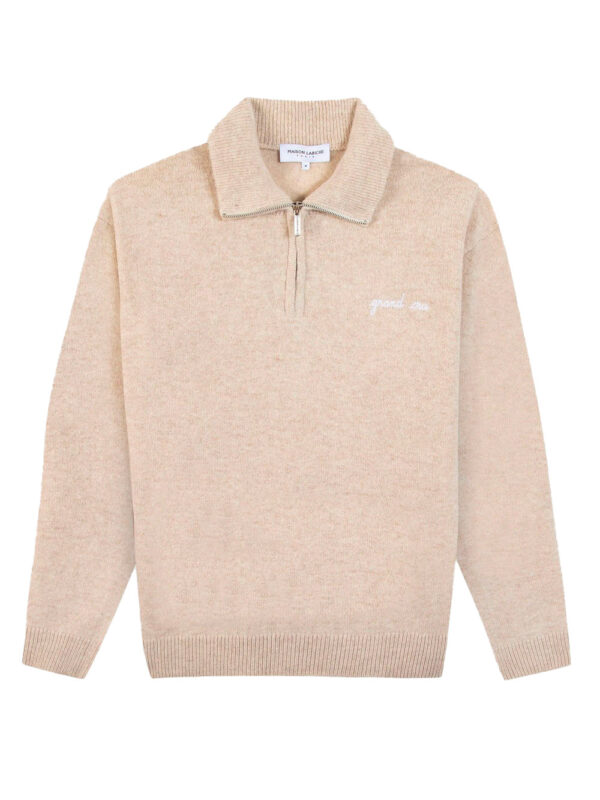Delepine zip-neck sweater