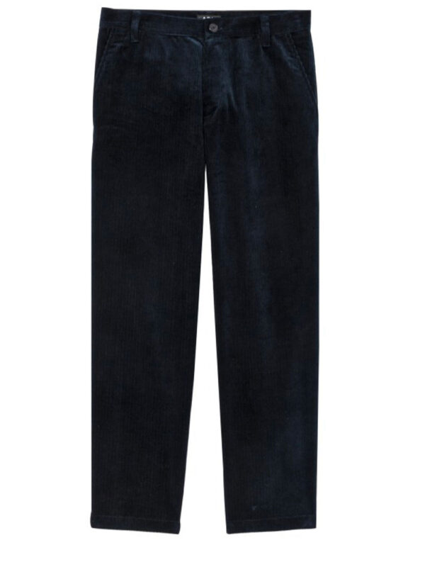 Pantalon droit en velours côtelé